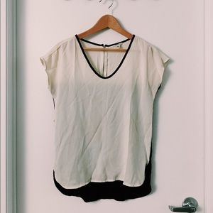 Calvin Klein Black and White Blouse